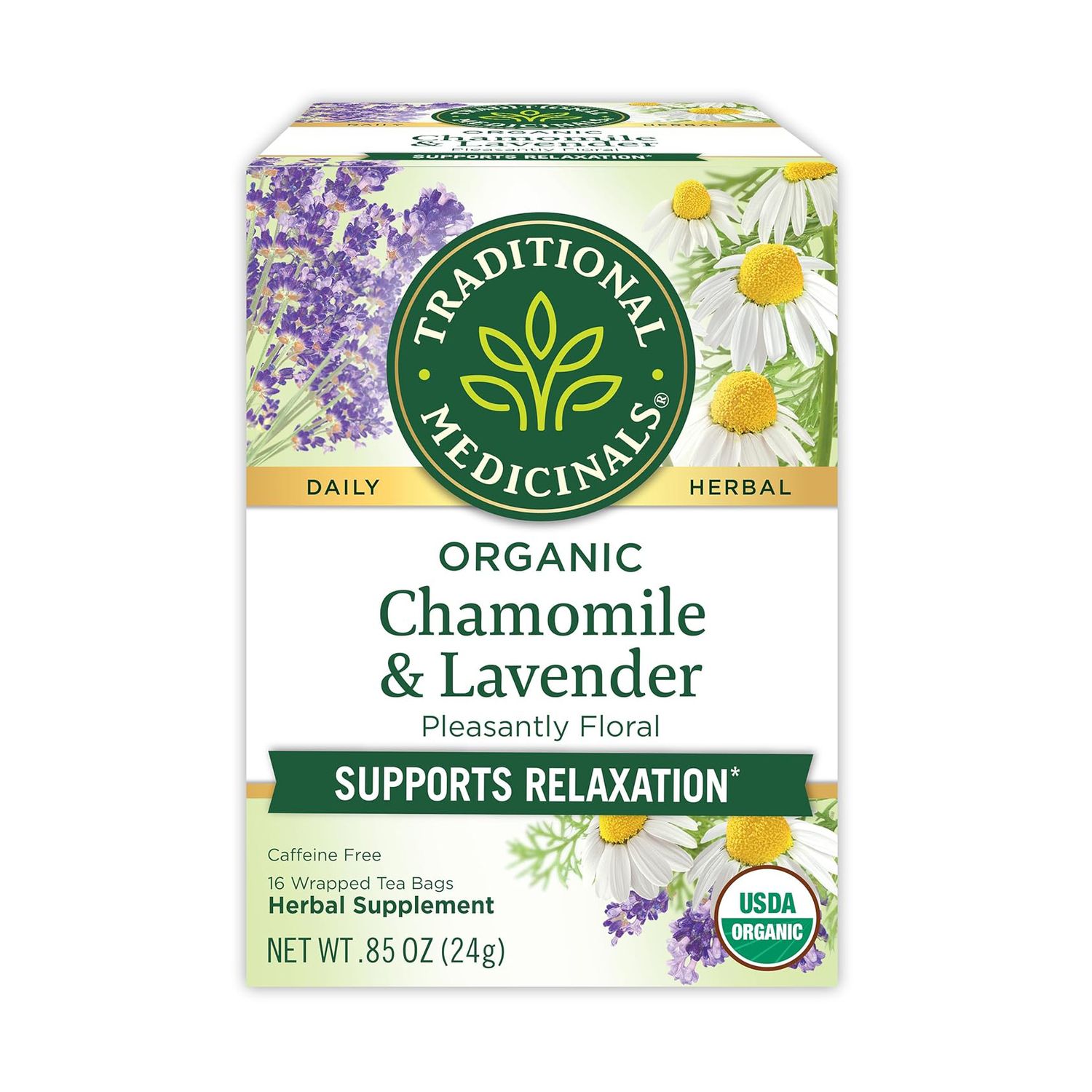 Traditional Medicinals Tea – Chamomile &amp; Lavender