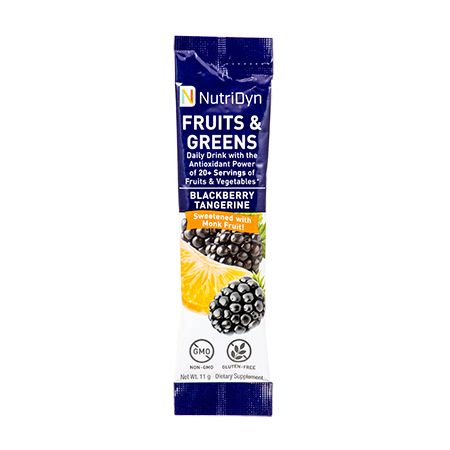 NutriDyn Fruits &amp; Greens TO GO – Blackberry Tangerine w/Monk Fruit