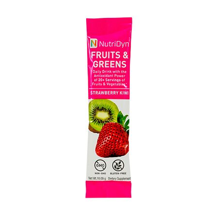 NutriDyn Fruits &amp; Greens TO GO – Strawberry Kiwi