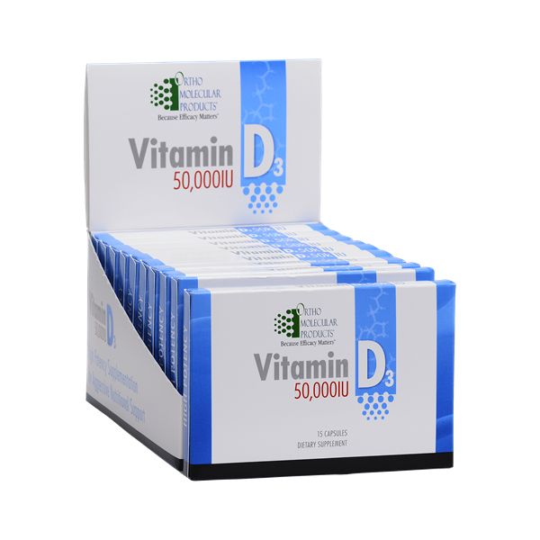 Vitamin D3  50,000 IU – 10 Pack Case