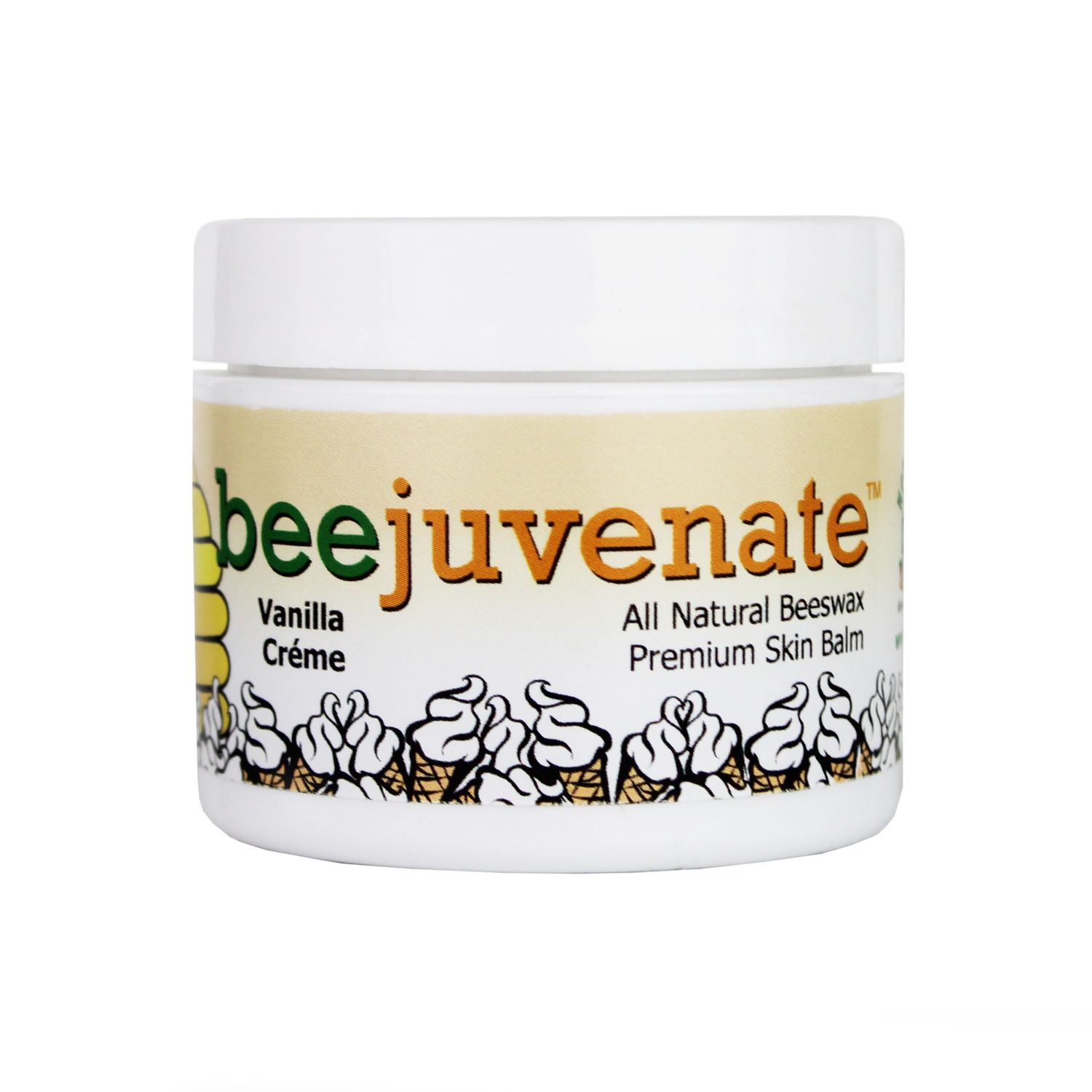 BeeJuvenate Skin Balm – Vanilla Creme – 2oz