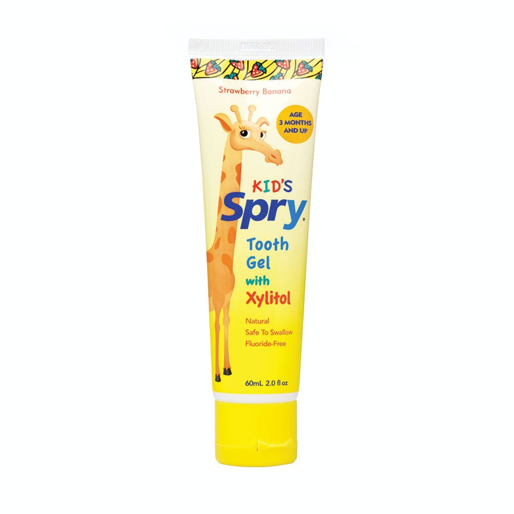Spry Kid's Toothpaste - Strawberry Banana - 2oz