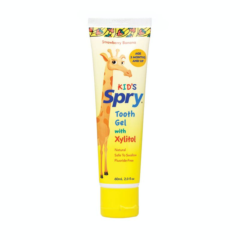 Spry Kid's Toothpaste - Strawberry Banana - 2oz