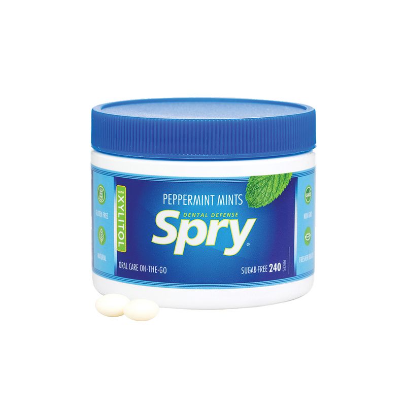 Spry Mints 240 count - Natural Peppermint