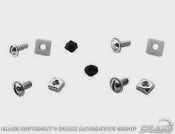 1964-73 Number plate mounting kit 10pc