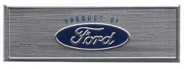 1968-73 Mustang door sill tag