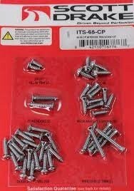 1964-66 Mustang coupe interior screw kit