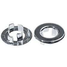 1965-68 Mustang door lock knob bezel chrome
