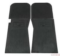 1965-1970 Ford Mustang Floor Mat Set Rubber with Running Horse Logo