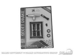 1967-68 Mustang automatic shifter bezel/handle kit