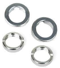 1964-65 Mustang wiper bezel &amp; nut kit