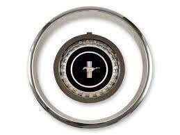 1967 Mustang steering wheel emblem &amp; trim