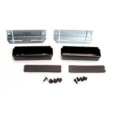 1965-66 Mustang Pony door panel cup kit Black