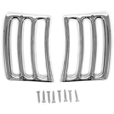 1965-66 Mustang Headlight extension trim chrome