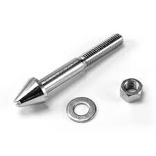 1964-66 Mustang hood latch pin silver