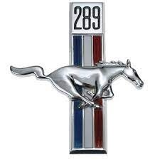 1967-68 RH 289 running horse emblem (B)
