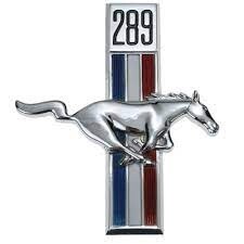 1967-68 RH 289 running horse emblem