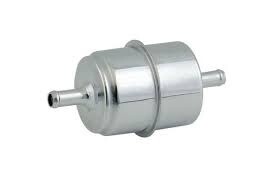 Chrome 5/16 fuel filter Mr Gasket (RB31)