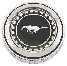 1971-73 Mustang gas cap with vent &amp; cable (B)