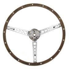 1967 Mustang deluxe woodgrain steering wheel