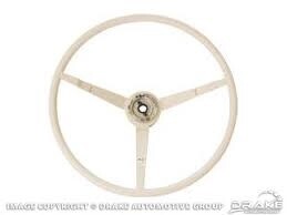 1965-66 Mustang steering wheel white