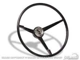 1965-66 Steering wheel black