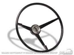 1965-66 Steering wheel black (UP714)