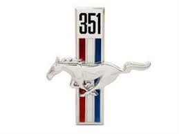 1967-68 Mustang LH 351 running horse (B)
