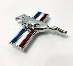 1964-66 Mustang LH running horse emblem