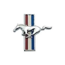 1965-66 Mustang Flat Glove box door emblem