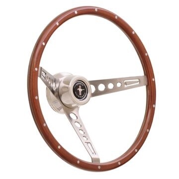 1964-66 Mustang 15 inch Retro wood steering wheel