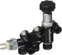 WILWOOD ADJUSTABLE KNOB 4 PORT PROPORTIONING VALVE &amp; BRAKE SWITCH
