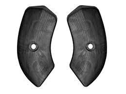 1964-67 Mustang seat hinge covers black (SA41)