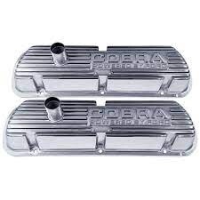 Small block 289 302 351 COBRA polished valve covers (J5)