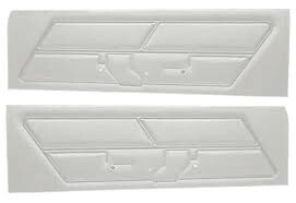 1969 Standard door trims White (UP1621)
