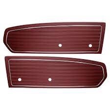 1968 Mustang door panels 67 red