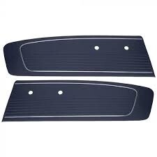 1966 Mustang blue door panels