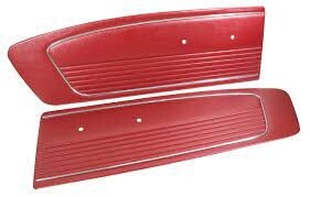 1966 Mustang door panels Red