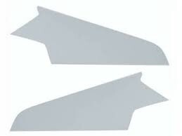 1969-70 Mustang fastback sail panels white (UP1611)