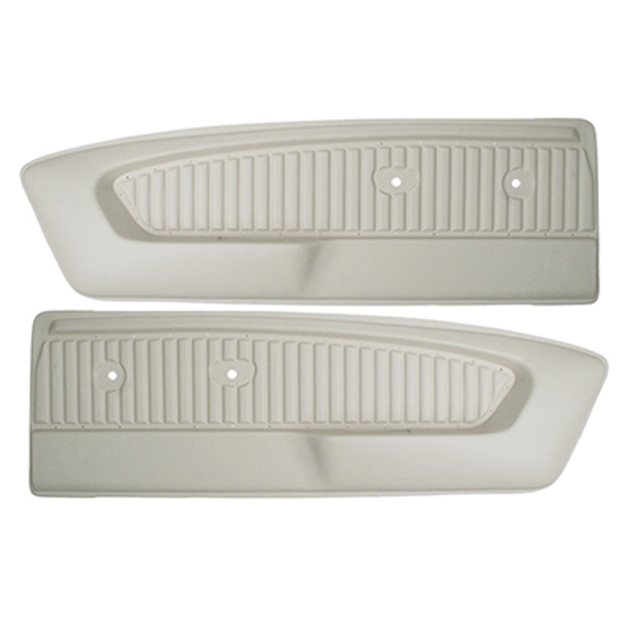 1965-66 Mustang Pony Deluxe door panels White
