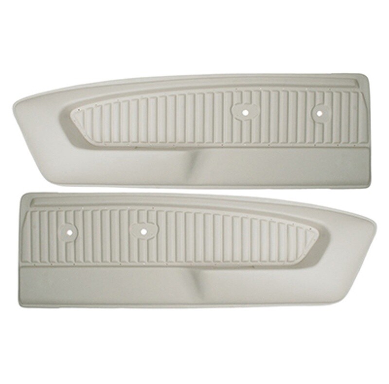 1965-66 Mustang Pony Deluxe door panels White