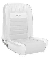 1965-66 Mustang convertible full pony deluxe trim White
