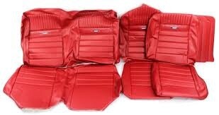 1965-66 Mustang fastback pony full kit bright red (UP1624)