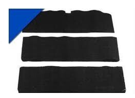 1965-68 Mustang fold down rear seat carpet set (UP1611)