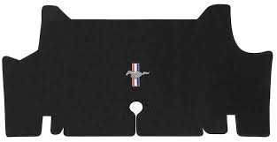 1965-70 Mustang coupe carpet trunk/ boot mat with logo