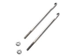 1967-70 Mustang battery hold down kit stainless steel (SB21)