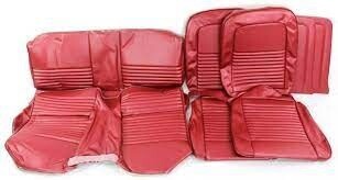 1967 Mustang fastback full trim kit RED (UP1624)