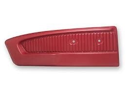 1965-66 Mustang Pony deluxe door trim RED