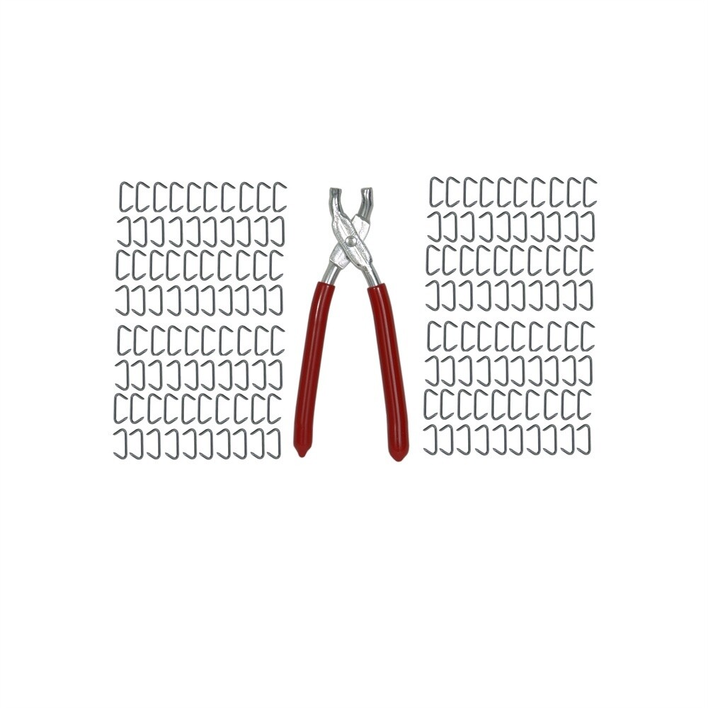 Economy Hog ring upholstery pliers &amp; rings (SA41)