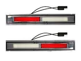 1969-70 Mustang deluxe door light assembly pair (SB32)